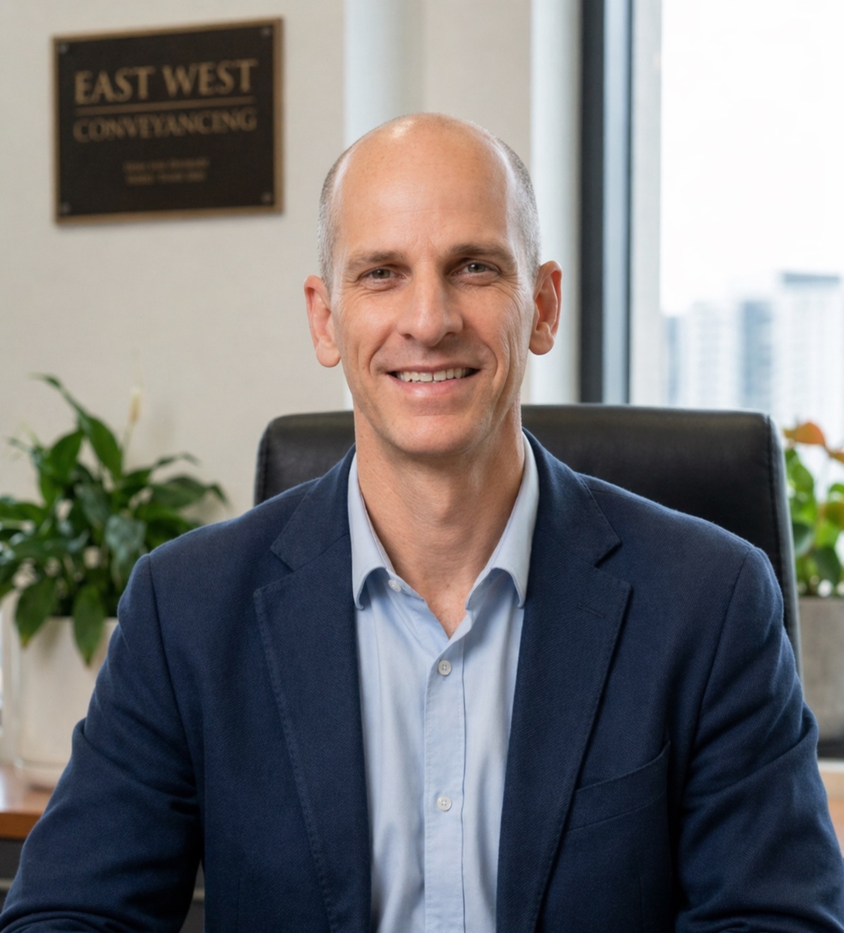 Portrait of Glen Sharman, principal of East-West Conveyancing